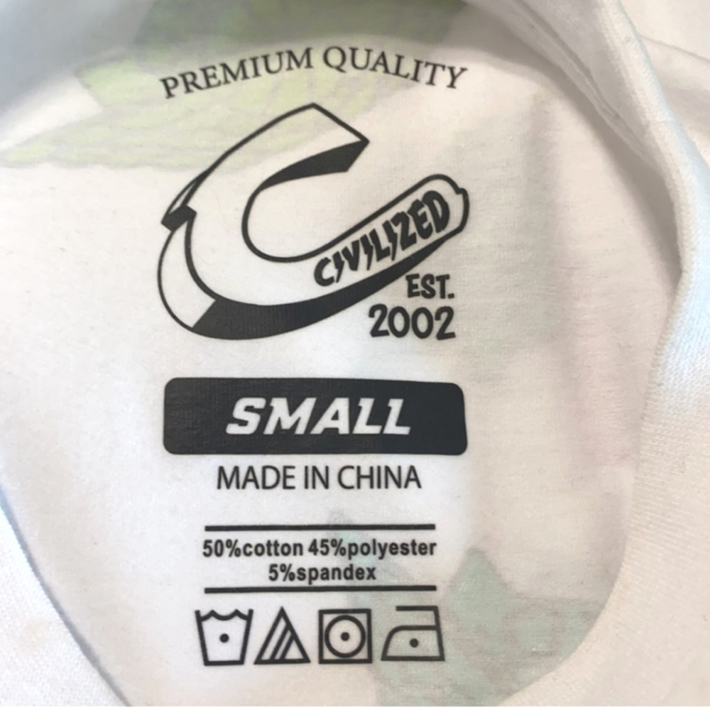 Civilized Premium Quality Bulls Cigar Smoking Bear White Jogger Set Size S - Picture 10 of 10